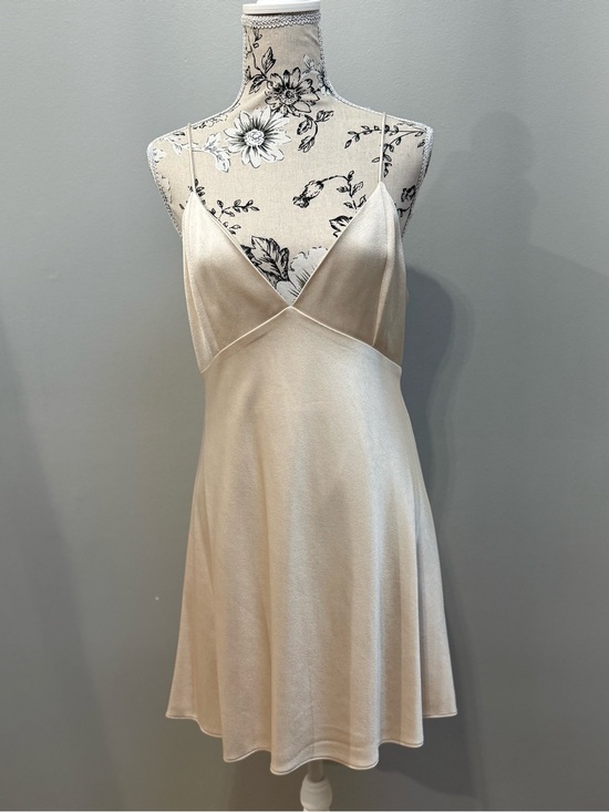 Alice + Olivia Dresses & Skirts - Alice + Olivia Champagne Satin Slip Dress